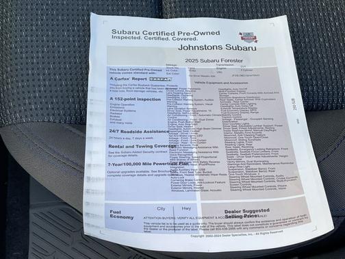 2025 Subaru Forester Premium
