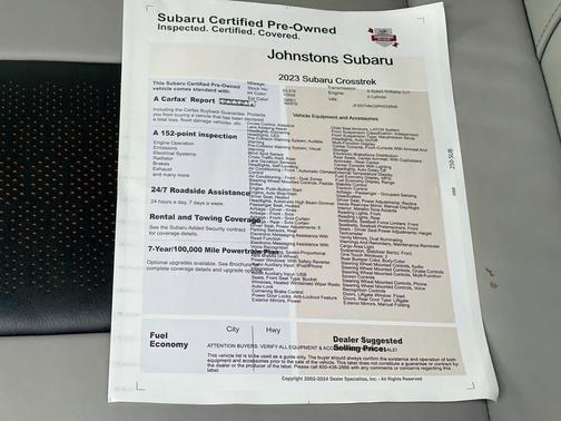 2023 Subaru Crosstrek Limited