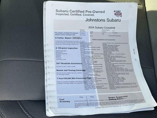 2024 Subaru Crosstrek Base