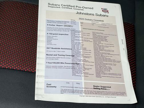2023 Subaru Crosstrek 