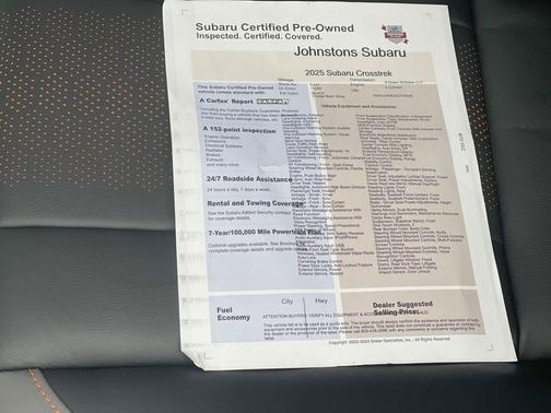 2025 Subaru Crosstrek Limited