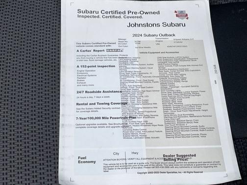 2024 Subaru Outback Premium
