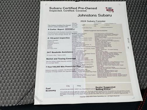 2024 Subaru Forester Sport