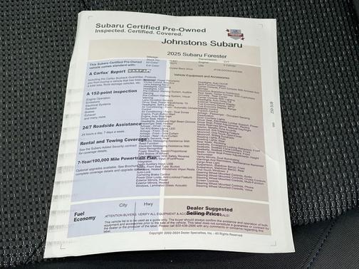 2025 Subaru Forester Premium