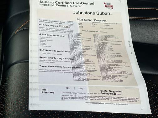 2023 Subaru Crosstrek Limited