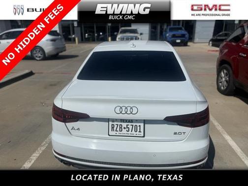 2018 Audi A4 2.0T Tech ultra Premium