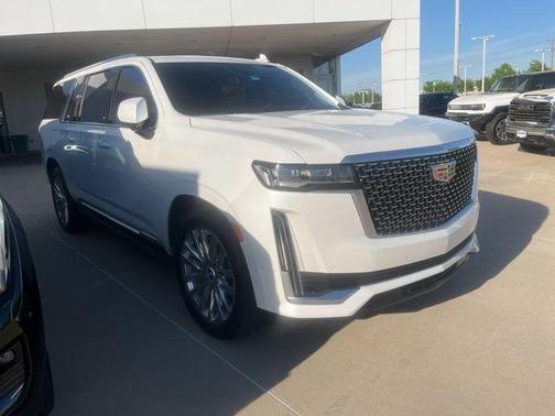 Crystal White Tri-Coat 2024 Cadillac Escalade ESV Premium Luxury