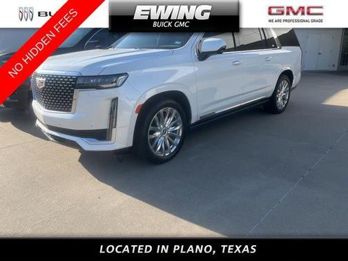 Crystal White Tri-Coat 2024 Cadillac Escalade ESV Premium Luxury