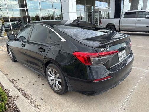 Black 2023 Honda Civic LX