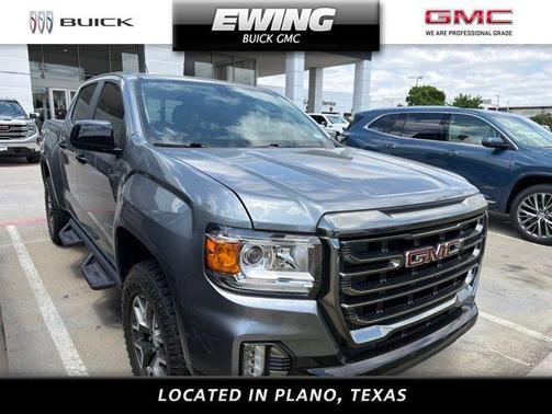 Satin Steel Metallic 2022 GMC Canyon AT4 w/Cloth