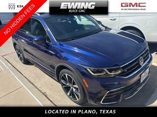 Atlantic Blue 2022 Volkswagen Tiguan 2.0T SEL R-Line