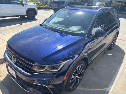 Atlantic Blue 2022 Volkswagen Tiguan 2.0T SEL R-Line