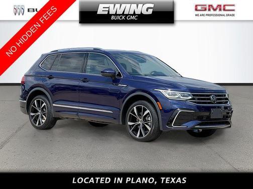 Atlantic Blue 2022 Volkswagen Tiguan 2.0T SEL R-Line