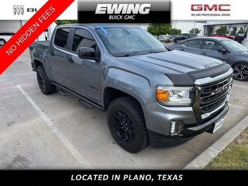 Satin Steel Metallic 2022 GMC Canyon AT4 w/Leather