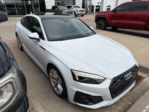 Glacier White Metallic 2023 Audi A5 Sportback 45 S Line Prestige