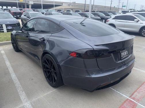 Gray 2021 Tesla Model S Plaid