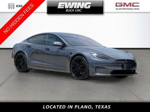 Gray 2021 Tesla Model S Plaid