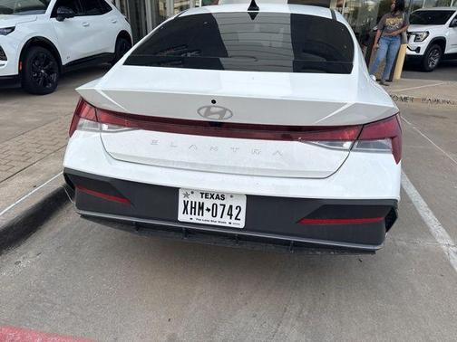 White 2024 Hyundai ELANTRA SEL