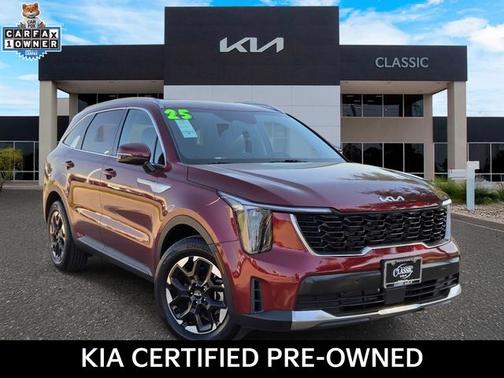 Dawning Red 2025 Kia Sorento S