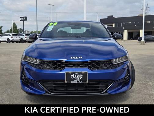 Sapphire Blue 2022 Kia K5 GT-Line