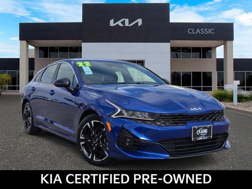 Sapphire Blue 2022 Kia K5 GT-Line