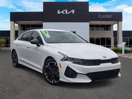 White Pearl 2021 Kia K5 GT-Line