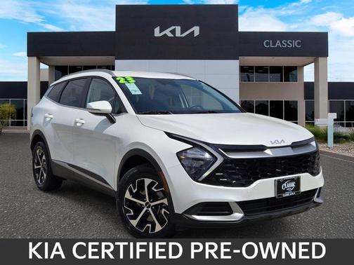 Snow White Pearl 2023 Kia Sportage Hybrid EX