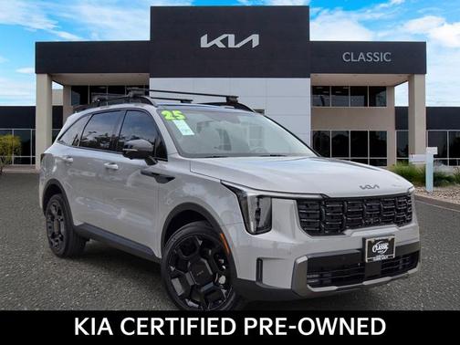 Gray 2025 Kia Sorento X-Line SX Prestige
