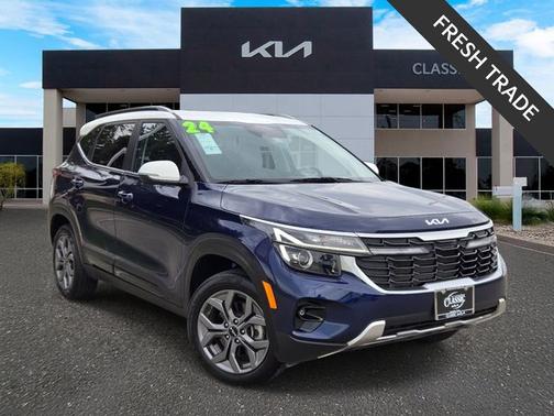 Ocean Blue 2024 Kia Seltos S