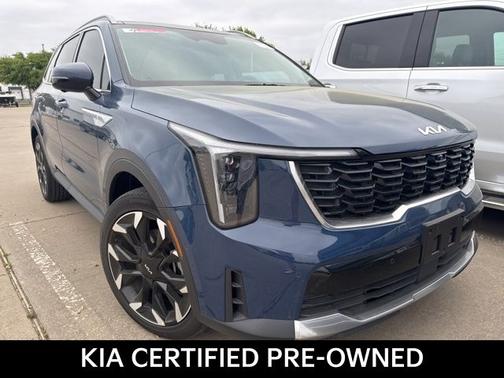 Midnight Lake Blue 2024 Kia Sorento SX