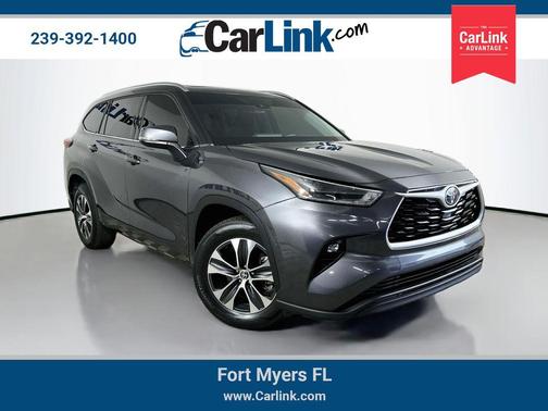 Magnetic Gray Metallic 2021 Toyota Highlander XLE