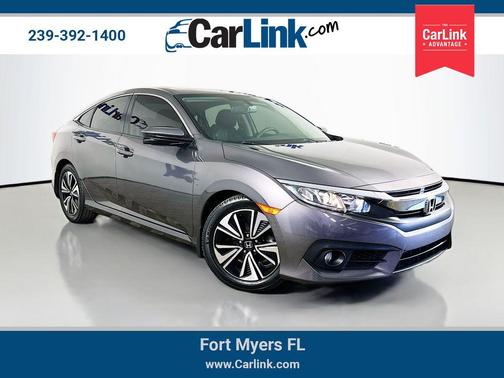 Modern Steel Metallic 2018 Honda Civic EX-L