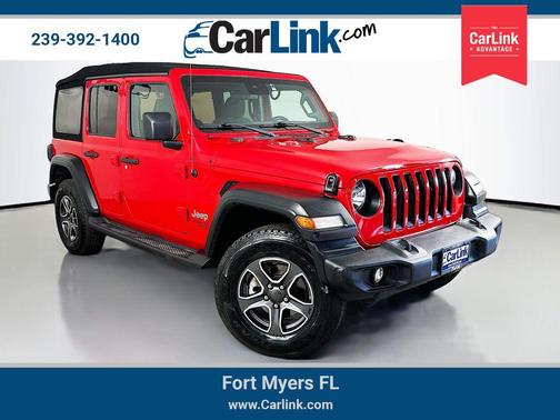 Firecracker Red Clearcoat 2020 Jeep Wrangler Unlimited Sport