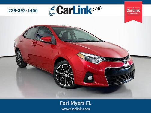 Barcelona Red Metallic 2015 Toyota Corolla S Plus