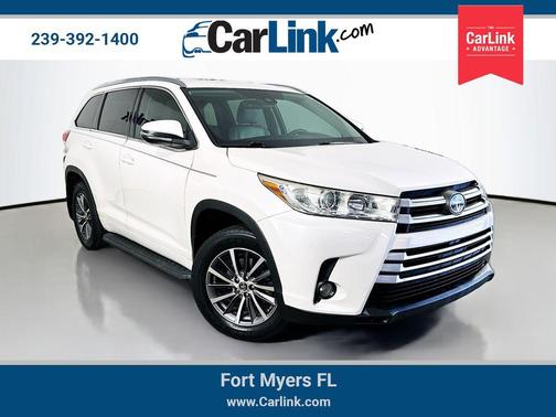 Blizzard Pearl 2018 Toyota Highlander XLE