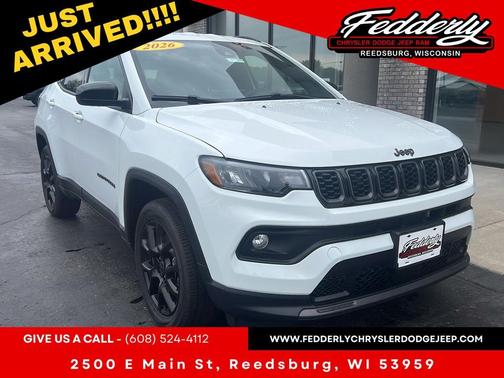 Bright White Clearcoat 2026 Jeep Compass Sport
