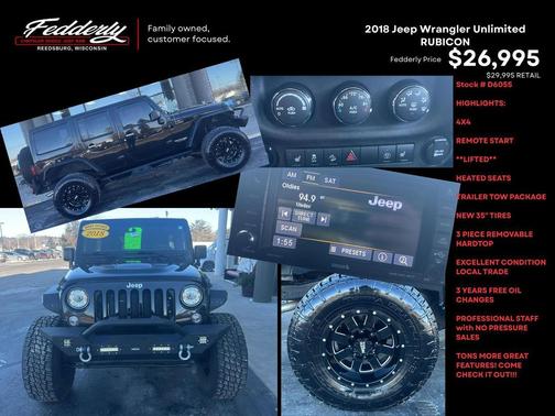 2018 Jeep Wrangler JK Unlimited Rubicon