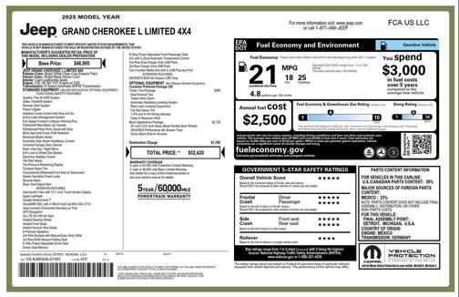 2025 Jeep Grand Cherokee L Limited