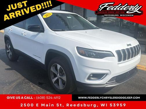 Bright White Clearcoat 2022 Jeep Cherokee Limited