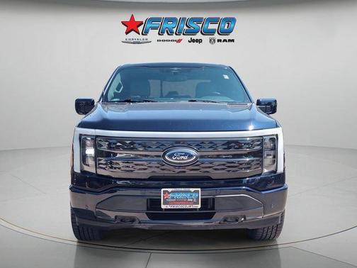 Antimatter Blue Metallic 2023 Ford F-150 Lightning Platinum