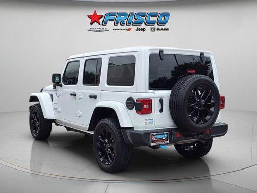 Bright White Clearcoat 2024 Jeep Wrangler 4xe Sahara