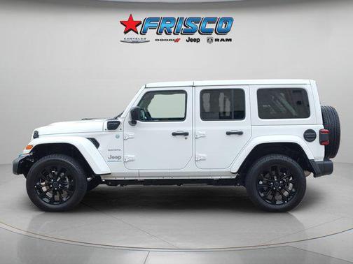 Bright White Clearcoat 2024 Jeep Wrangler 4xe Sahara