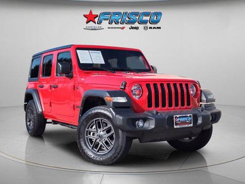 Firecracker Red Clearcoat 2024 Jeep Wrangler Sport S