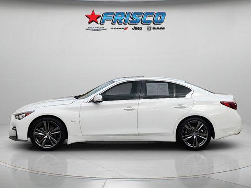 Pure White 2019 INFINITI Q50 3.0t Signature Edition