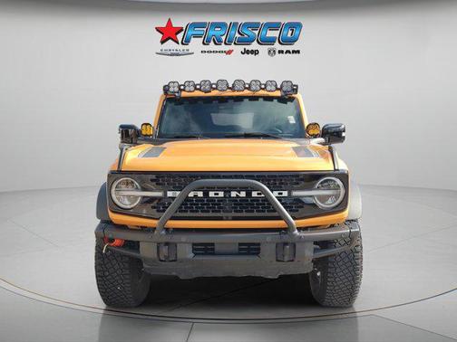 CYBER ORANGE MET TRI-COAT 2021 Ford Bronco First Edition