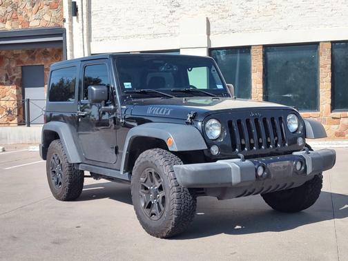 Black Clearcoat 2016 Jeep Wrangler Willys Wheeler