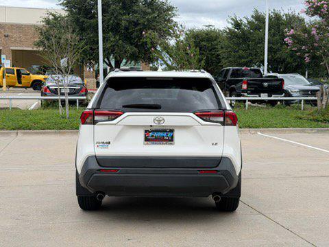 Super White 2021 Toyota RAV4 LE