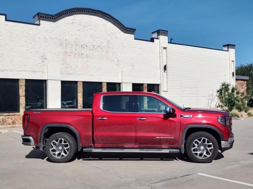 Volcanic Red Tintcoat 2025 GMC Sierra 1500 SLT