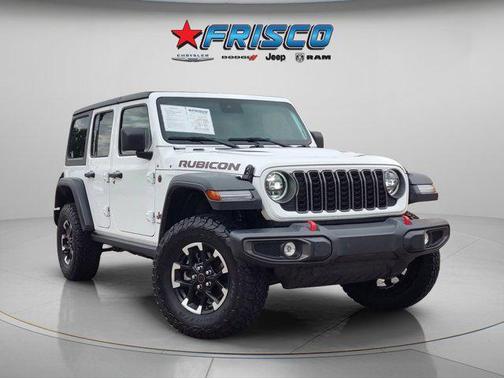 Bright White Clearcoat 2025 Jeep Wrangler Rubicon