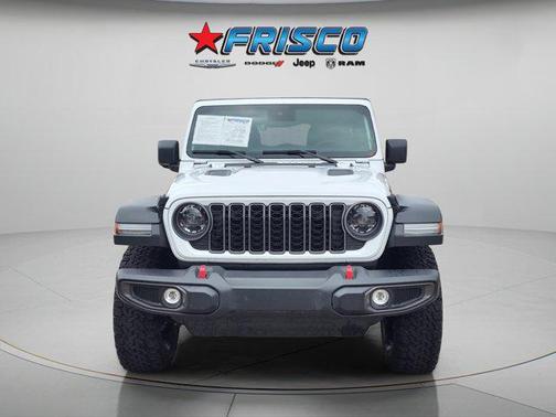 Bright White Clearcoat 2025 Jeep Wrangler Rubicon